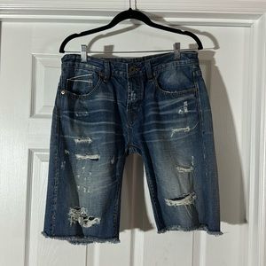 Cult of Individuality Jean Shorts Size 32